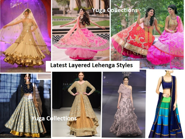 Different Layered Lehenga Styles