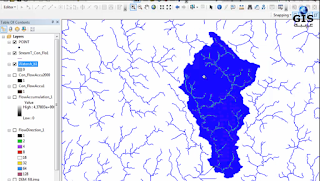  الدرس 24 ArcGIS | رسم الشبكة المائية وتحديد الأحواض النهرية من DEM بطريقة آلية