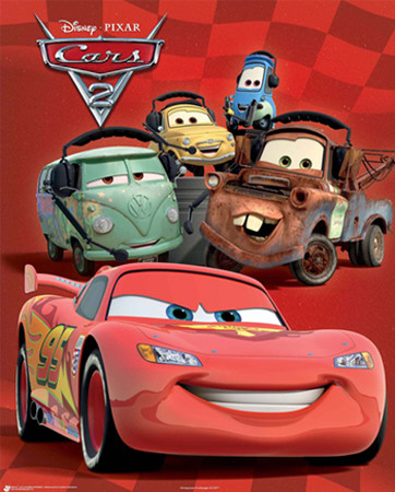 7 Walt Disney Cartoon Cars McQueen Wallpaper