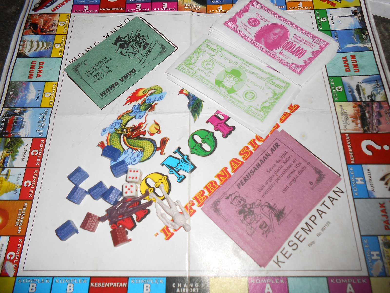 Kembang Setaman Permainan Monopoli