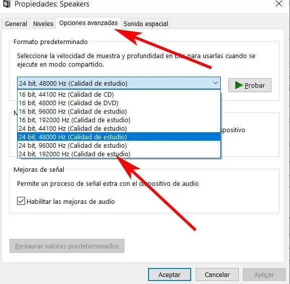 Propiedades de los altavoces para mejorar la calidad del sonido