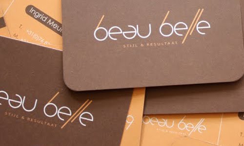 Beau Belle Business card design