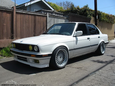 photos for White E30 sedan with the alpina wheels . BMW E30