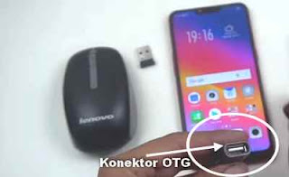 koneksi OTG flashdisk di HP OPPO