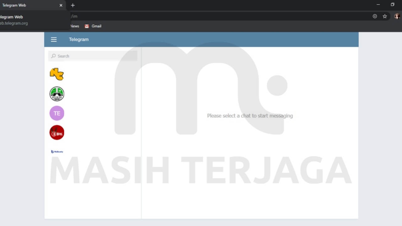 Cara menggunakan telegram web