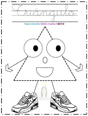 Figura geométrica - Triángulo para niños