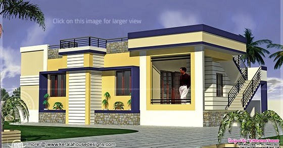 1000 square  feet  Tamilnadu  style home  Kerala home  design 