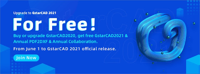 Free upgrade GstarCAD