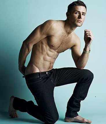 Brit Popstar Harry Judd of McFly strips sdown for Attitude Magazine once