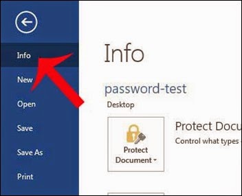 Word 2013 - Password Protection -2