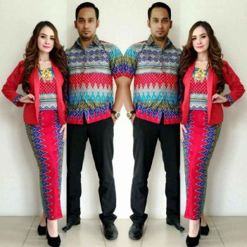 Model Kebaya Batik Kutu Baru Couple Clasik Modern 2019