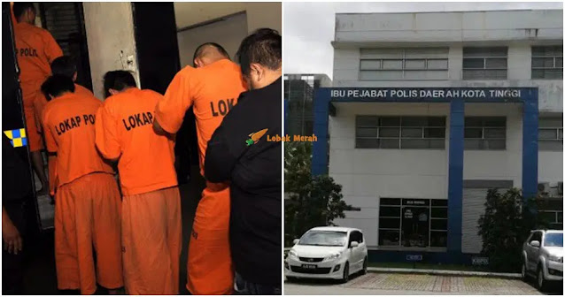 Edar Dadah Untuk Banduan Dalam Lokap, 9 Polis Pangkat Koperal & Konstabel IPD Kota Tinggi Ditahan