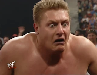 WWE / WWF Judgement Day 2001 - William Regal's reaction after getting stinkfaced by Rikishi