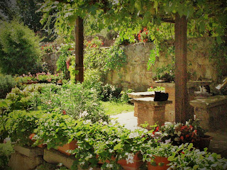 Maria's Garden, Civita di Bagnoregio, Lazio, Italy