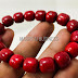 Gelang Batu RED CORAL Model Tabung 9 mm - BY MAKRIFAT BUSINESS