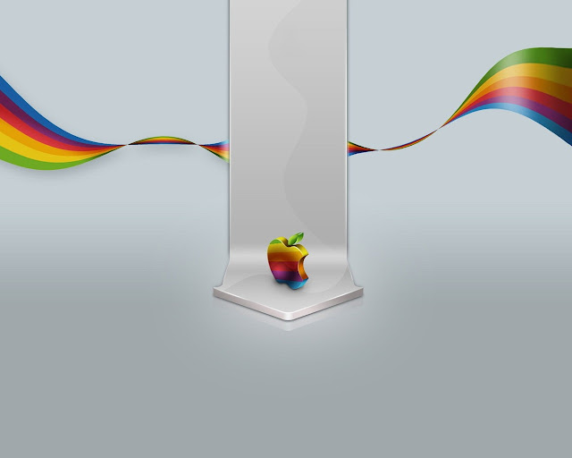 Wallpaper: Rainbow Apple