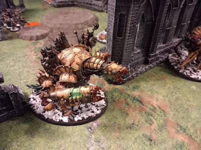 Warhammer 40k battle report - 10th Edition - Creations of Bile vs Tyranids - 1000pts