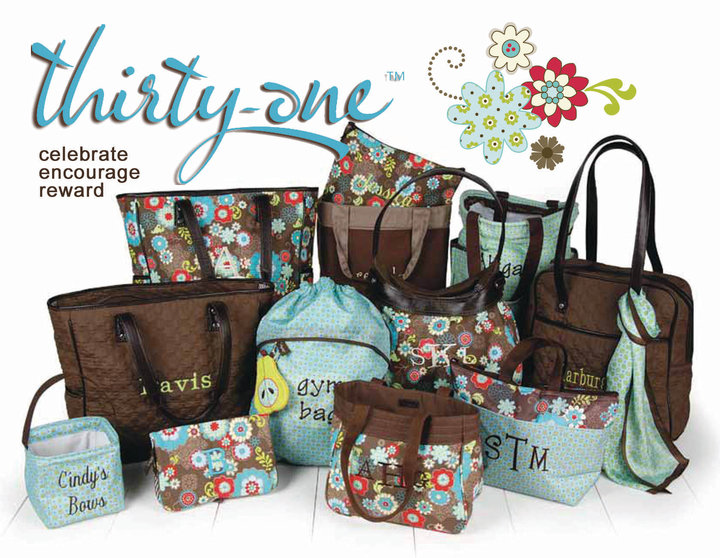 Becky and I both had the chance to try one of the Thirty-One Gifts products 