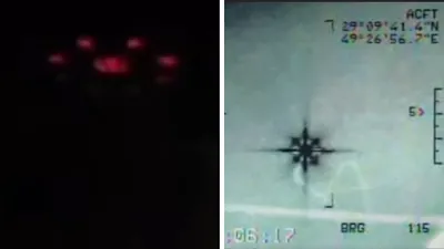 Chandelier UAP filmed over the Persian Gulf white house UFO.