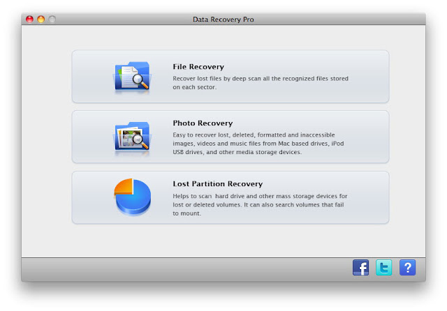 leawo data recovery mac main