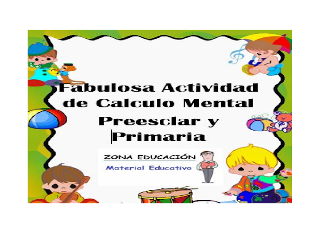 dinamicas,juegos,matematicas,calculo mental, primaria,preescolar