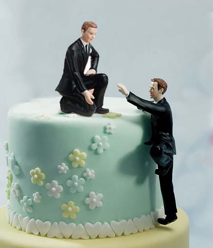 Gay marriage cake toppers