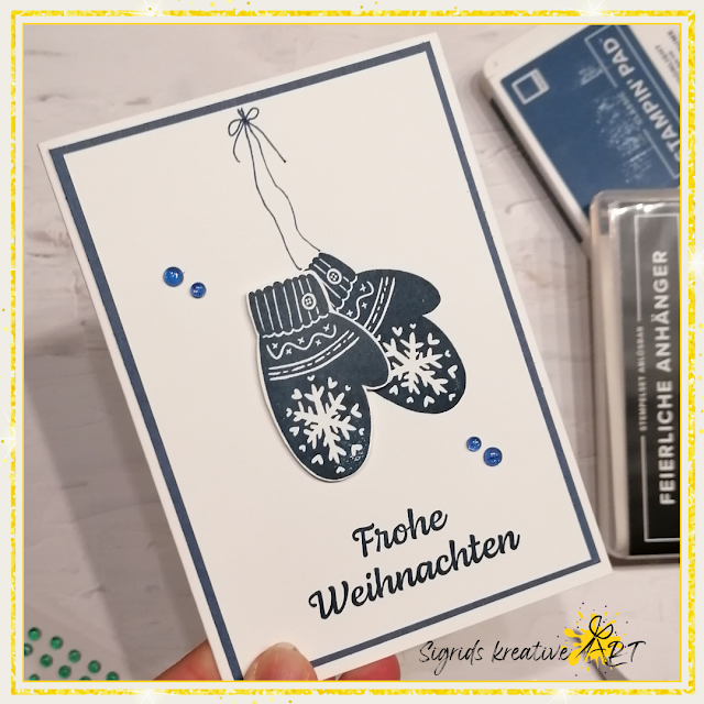 stampin up - karten basteln -handmade cards - stempelset - feierliche anhänger