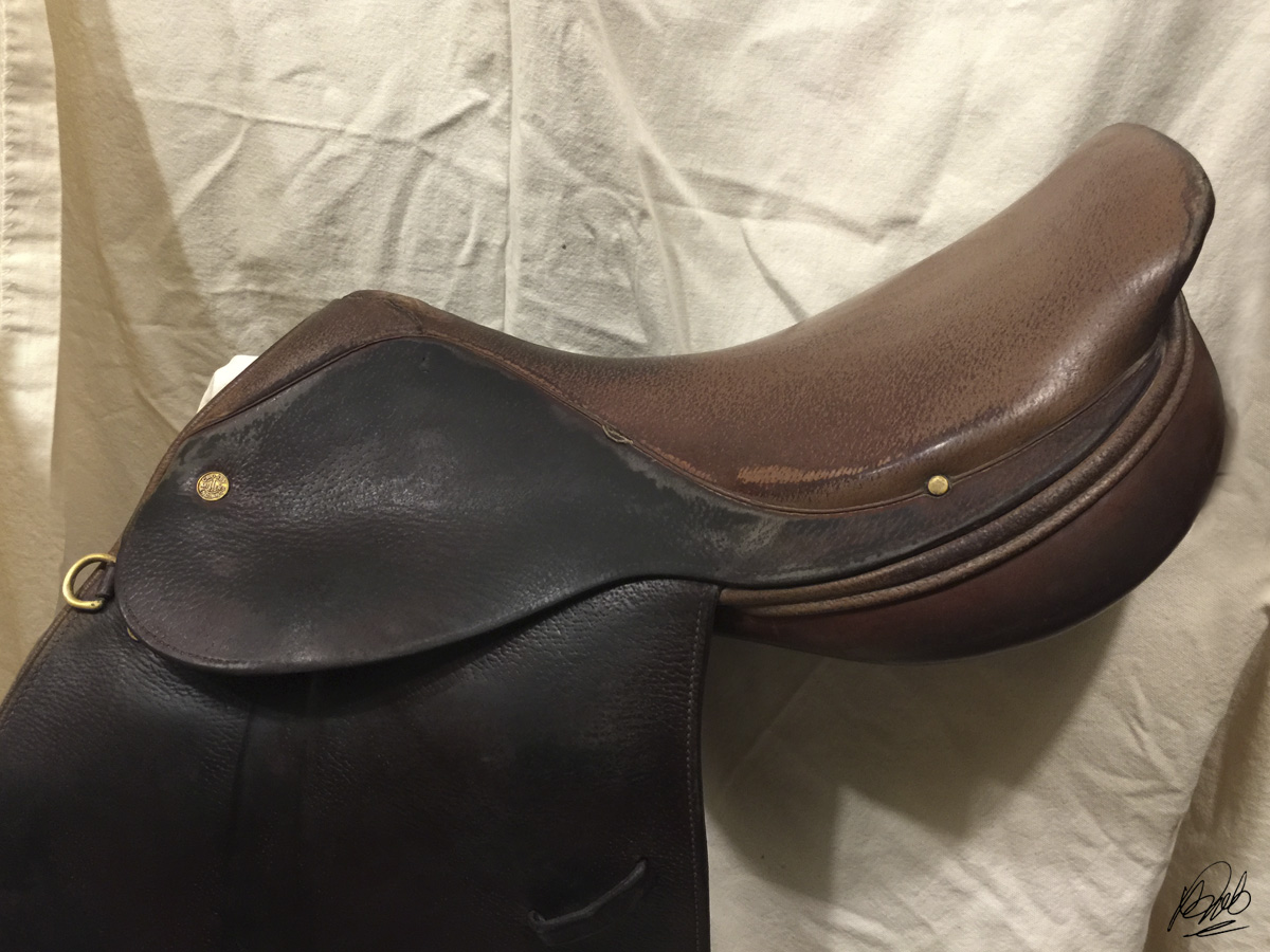 vinegaroon applied to saddle flaps