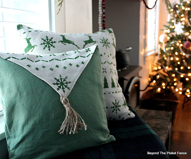 Stencil Custom Christmas Pillow Covers