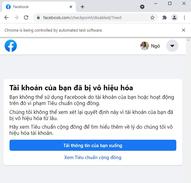 Nguyên nhân kiến tài khoản bị khóa