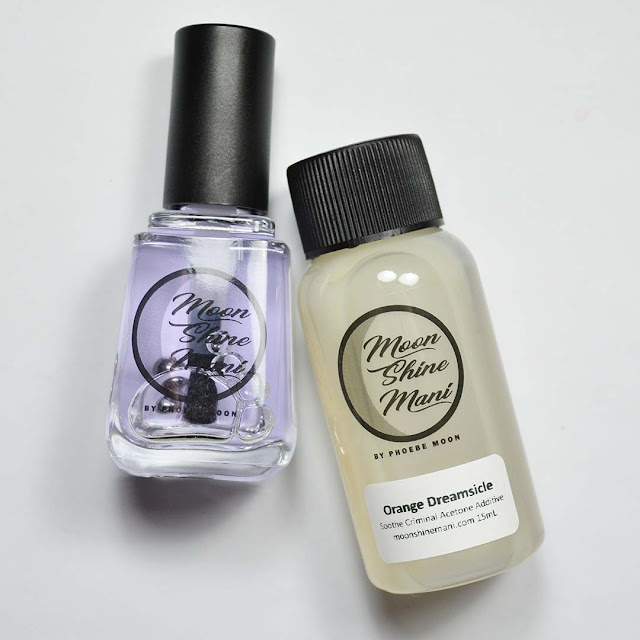 nail polish top coat and acetone additive