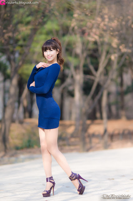 2 Lee Eun Hye in Blue-very cute asian girl-girlcute4u.blogspot.com