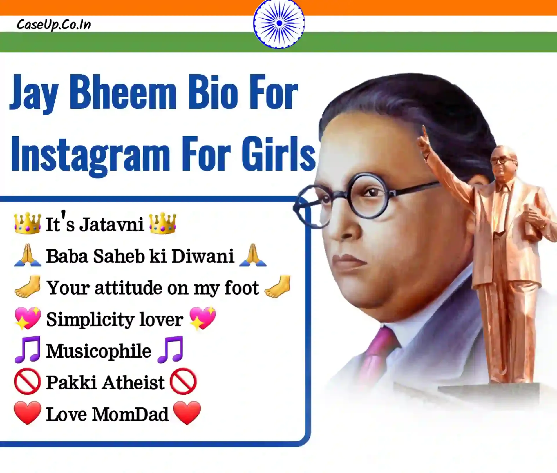 jai bheem bio for instagram for girls