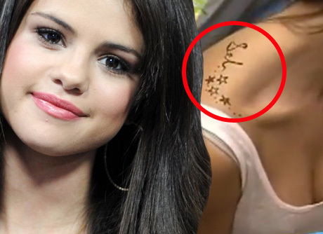 You be the judge real or fake Selena Gomez makes a small tattoo in the 