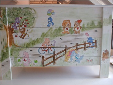 Voorkant Care bear kist