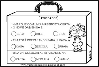 Texto para Leitura e interpretação 1º/ 2º ano,volta às aulas