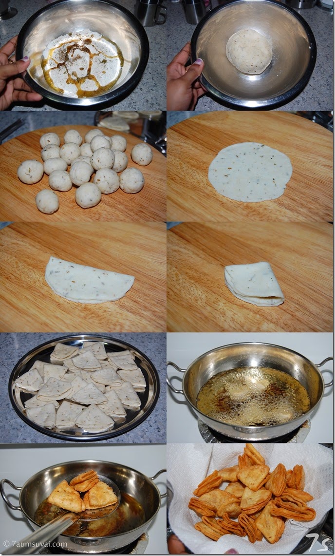Masala mathri process