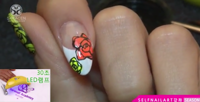 Sara Youtube Class! fluorescent rose painting video, easy to follow