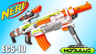 Blaster Nerf modulus ECS-10 super héros et compagnie jouets