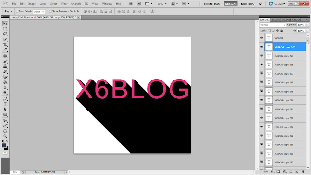 AdobeMasters.blogspot.com - Long Flat Shadow Photoshop