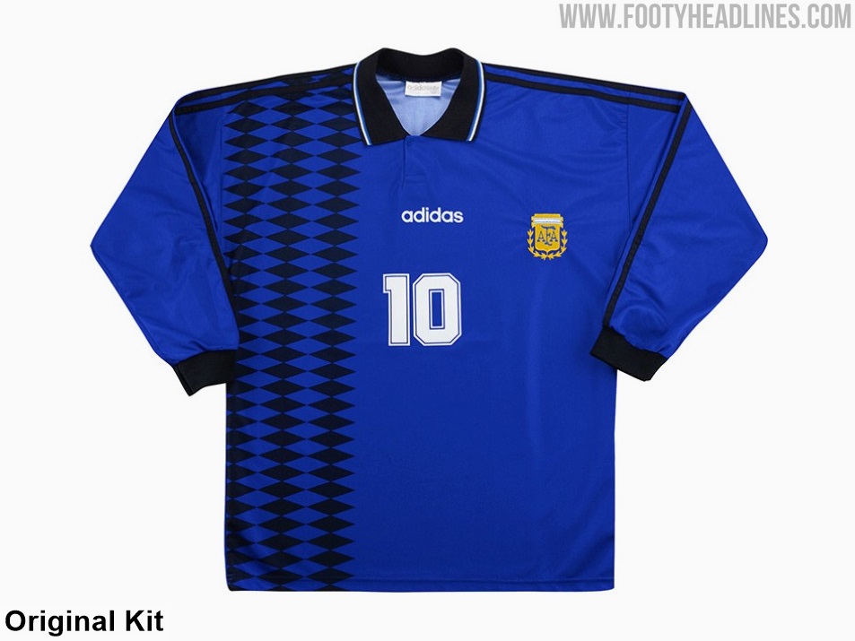 Exclusive: Adidas Release Argentina 1994 World Cup Away Remake Kit - Footy