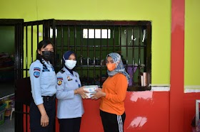 Warga Binaan Lapas Perempuan kelas IIB Jambi Wajib pakai Masker saat Beraktivitas