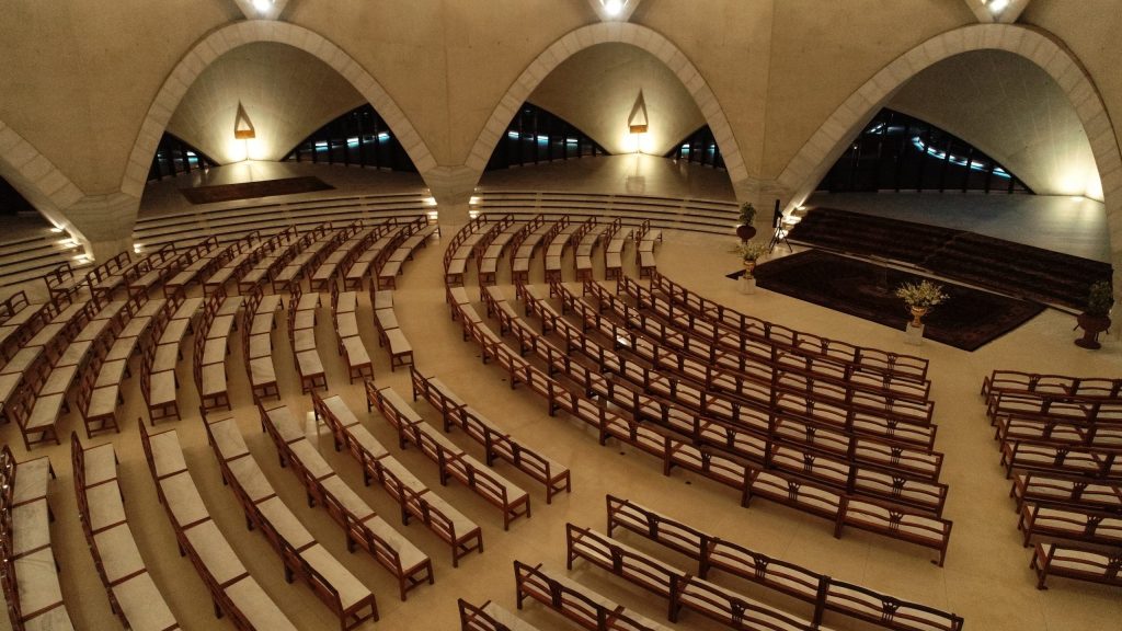 Lotus temple inside