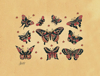 butterfly tattoo cliche
 on sailor jerry is to traditional tattooing as matisse is to 20th century ...