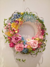 Baketopia Floral edible wreath