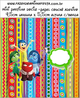 Birthday of Inside Out Free Printable Labels.