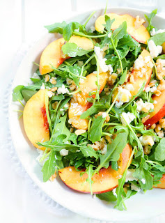 vegetarian nectarine salad