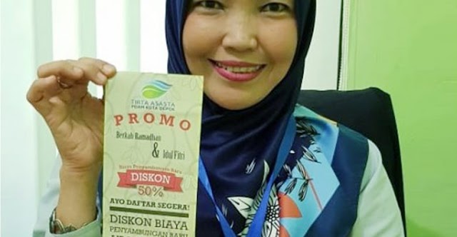 Daftar Sambungan Baru di PDAM Tirta Asasta Dapat Potongan Biaya 