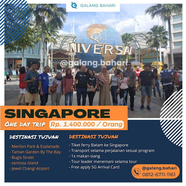 Paket Liburan Singapura dengan Galang Bahari Travel