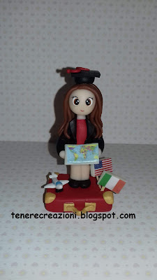 Cake topper Laurea Turismo